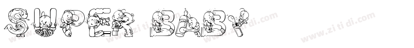 Super Baby字体转换